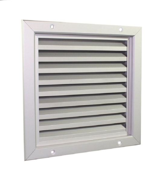 Sichtschutzgitter Aluminium eloxiert 300 x 200 mm mit Insektenschutz